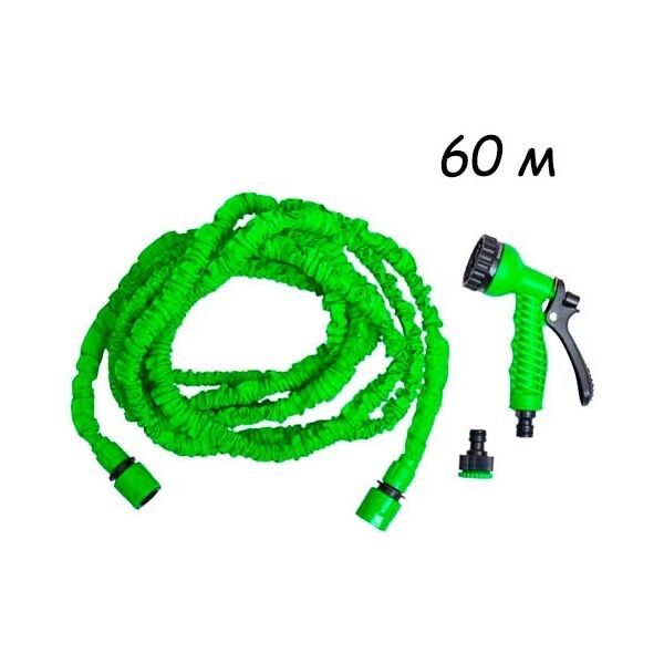 

Шланг поливочный Magic Hose растягивающийся до 60м с насадкой