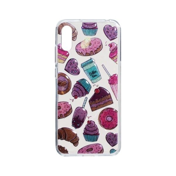 

Силиконовый 3D чехол Juicy Print для Huawei Y6 2019 / Honor 8A No Finger Пончик