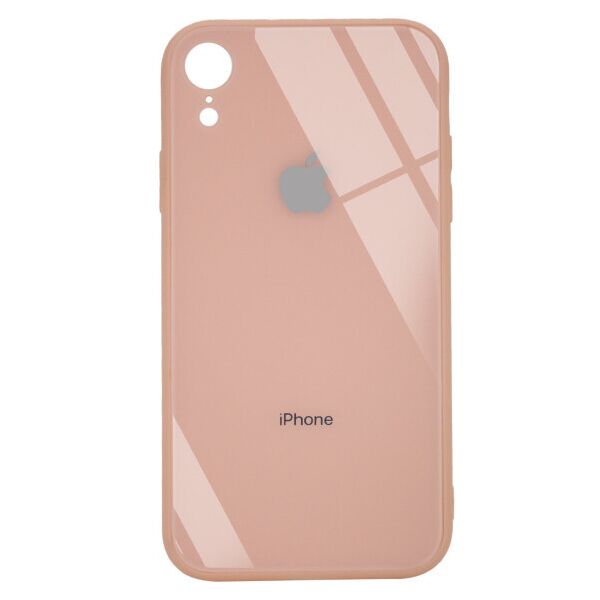 

TPU+Glass чехол GLOSSY Logo Full camera (opp) для Apple iPhone XR (6.1") (PeachPuff)