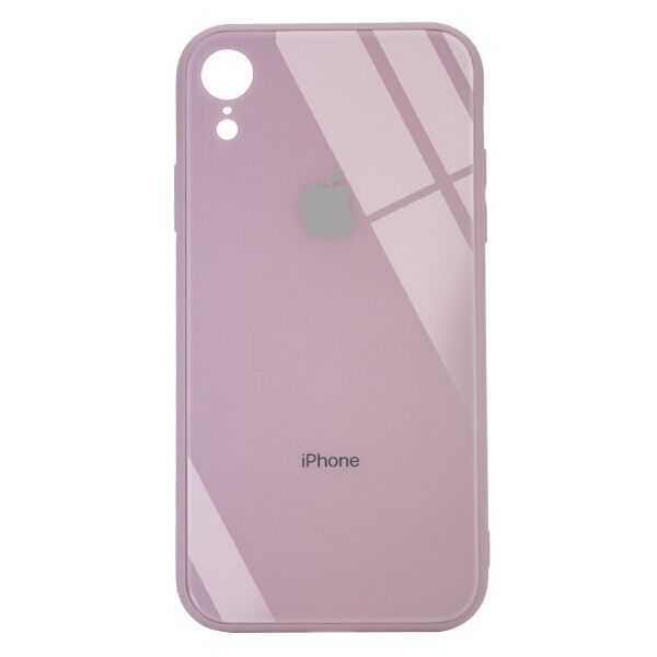 

TPU+Glass чехол GLOSSY Logo Full camera (opp) для Apple iPhone XR (6.1") (Plum)