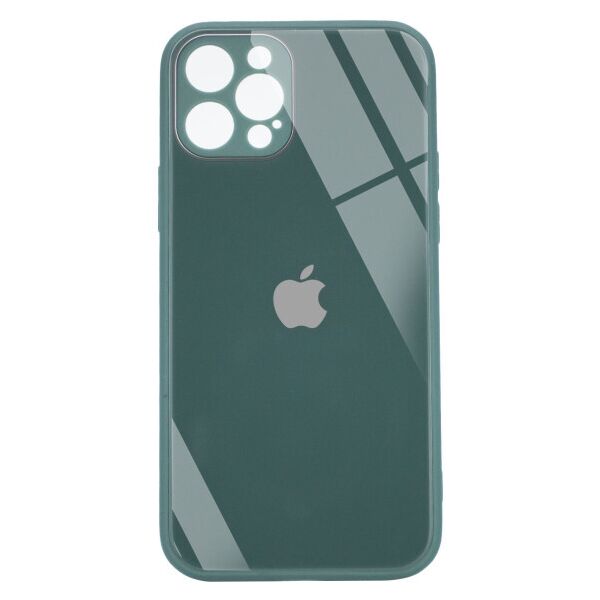 

TPU+Glass чехол GLOSSY Logo Full camera (opp) для Apple iPhone 12 Pro Max (6.7") (Зеленый)