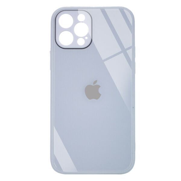 

TPU+Glass чехол GLOSSY Logo Full camera (opp) для Apple iPhone 12 Pro (6.1") (Голубой)