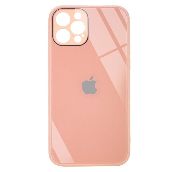 

TPU+Glass чехол GLOSSY Logo Full camera (opp) для Apple iPhone 12 Pro (6.1") (PeachPuff)