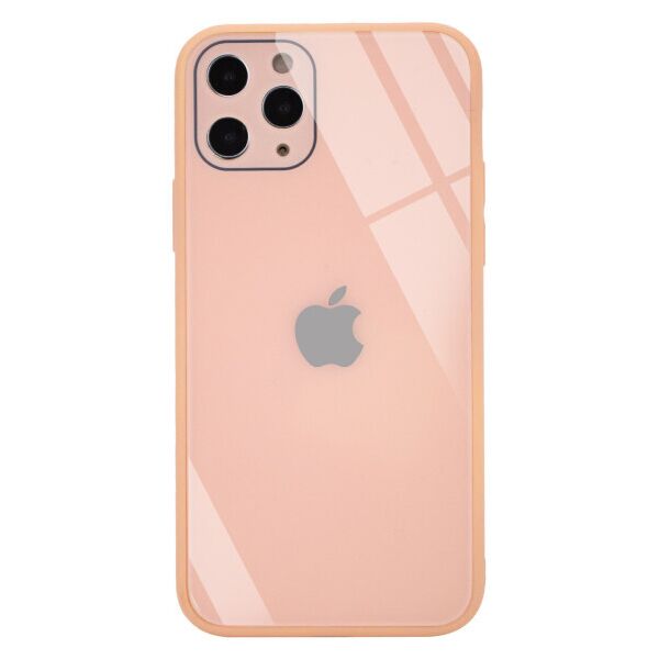 

TPU+Glass чехол GLOSSY Logo Full camera (opp) для Apple iPhone 11 Pro Max (6.5") (PeachPuff)