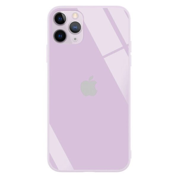 

TPU+Glass чехол GLOSSY Logo Full camera (opp) для Apple iPhone 11 Pro Max (6.5") (Сиреневый)