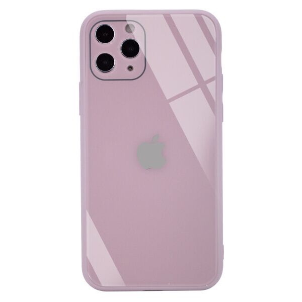 

TPU+Glass чехол GLOSSY Logo Full camera (opp) для Apple iPhone 11 Pro Max (6.5") (Plum)