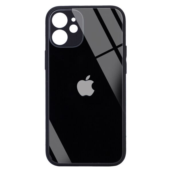

TPU+Glass чехол GLOSSY Logo Full camera (opp) для Apple iPhone 12 mini (5.4") (Черный)