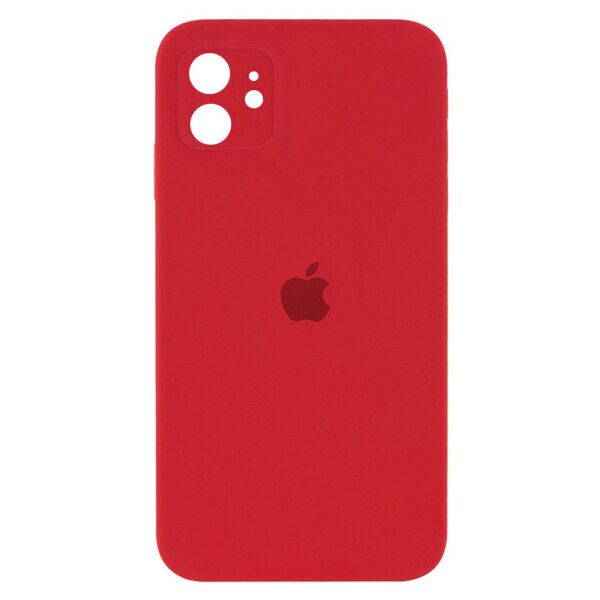 

Чехол Silicone Case Square Full Camera Protective (AA) для Apple iPhone 11 (6.1") (Crimson)