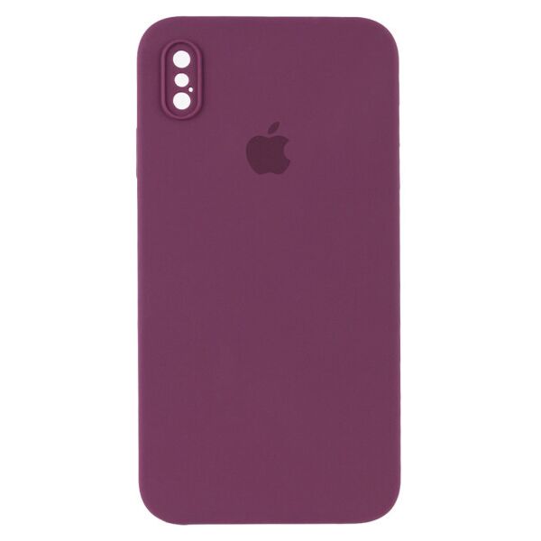 

Чехол Silicone Case Square Full Camera Protective (AA) для Apple iPhone XS Max (6.5") (Maroon)
