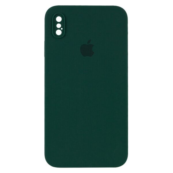 

Чехол Silicone Case Square Full Camera Protective (AA) для Apple iPhone XS Max (6.5") (Темно-зеленый)