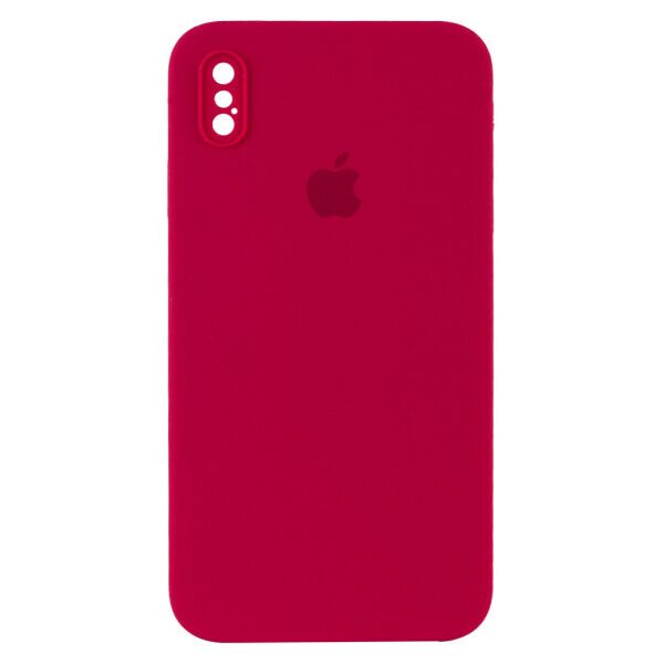 

Чехол Silicone Case Square Full Camera Protective (AA) для Apple iPhone XS Max (6.5") (Огненный-кирпич)