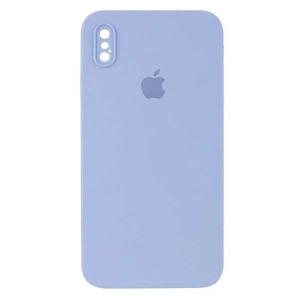 

Чехол Silicone Case Square Full Camera Protective (AA) для Apple iPhone XS Max (6.5") (Голубой)