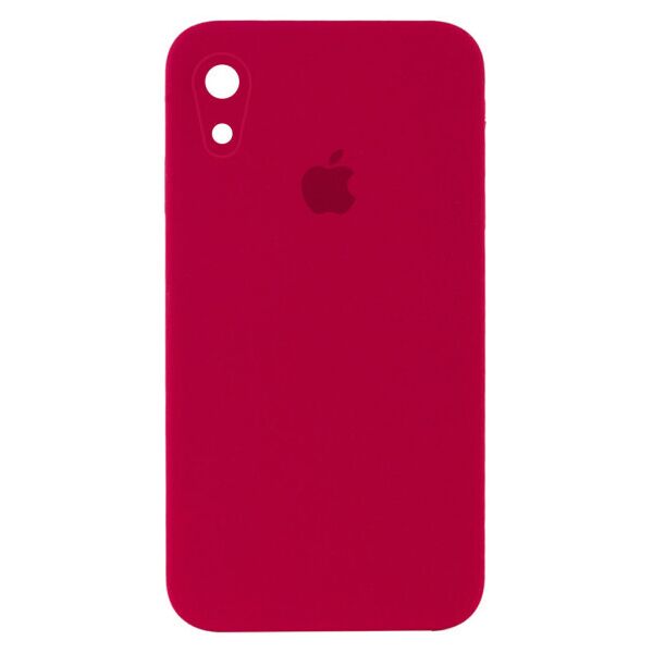 

Чехол Silicone Case Square Full Camera Protective (AA) для Apple iPhone XR (6.1") (Огненный-кирпич)