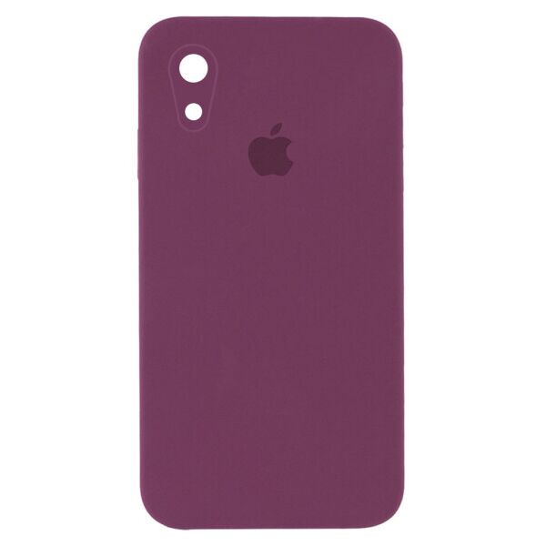 

Чехол Silicone Case Square Full Camera Protective (AA) для Apple iPhone XR (6.1") (Maroon)