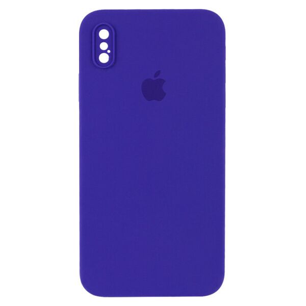 

Чехол Silicone Case Square Full Camera Protective (AA) для Apple iPhone X / XS (5.8") (SlateBlue)