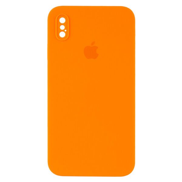 

Чехол Silicone Case Square Full Camera Protective (AA) для Apple iPhone X / XS (5.8") (Оранжевый)