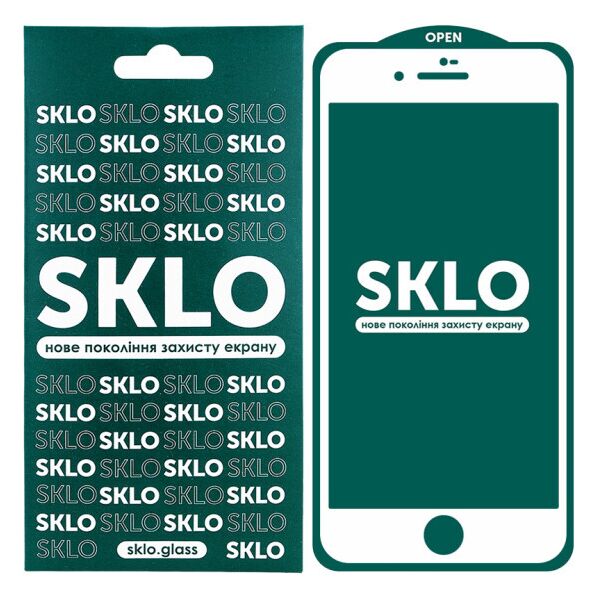 

Защитное стекло SKLO 5D (full glue) для Apple iPhone 7 plus / 8 plus (5.5") (Белый)