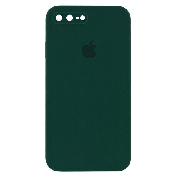 

Чехол Silicone Case Square Full Camera Protective (AA) для Apple iPhone 7 plus / 8 plus (5.5") (Темно-зеленый)