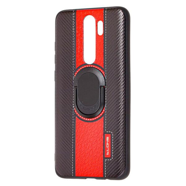 

TPU+PC чехол DLONS NY с держателем-подставкой для Xiaomi Redmi Note 8 Pro (Красный)