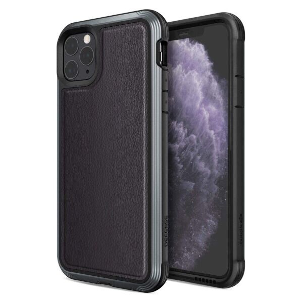

Чехол Defense Lux Series (TPU+Metal+Leather) для Apple iPhone 11 Pro (5.8") (Черный)