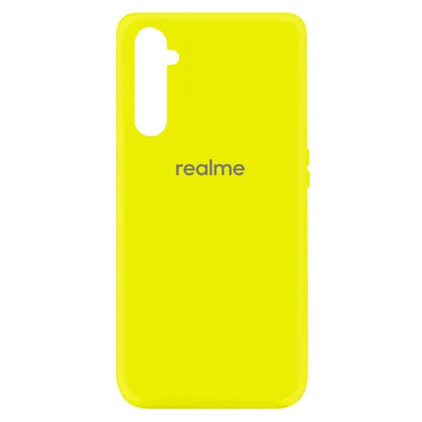 

Чехол Silicone Cover My Color Full Protective (A) для Realme 6 (Желтый)