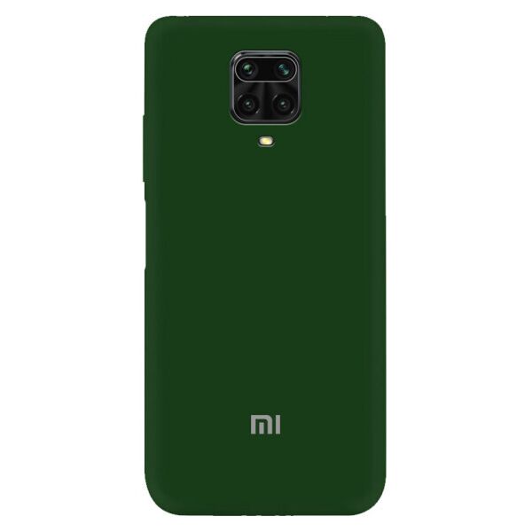 

Чехол Silicone Cover My Color Full Protective (A) для Xiaomi Redmi Note 9s/Note 9 Pro/Note 9 Pro Max (Темно-зеленый)