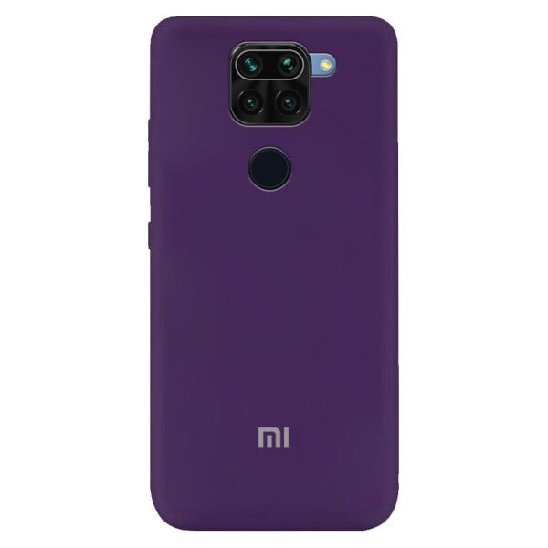 

Чехол Silicone Cover My Color Full Protective (A) для Xiaomi Redmi Note 9 / Redmi 10X (Пурпурный)