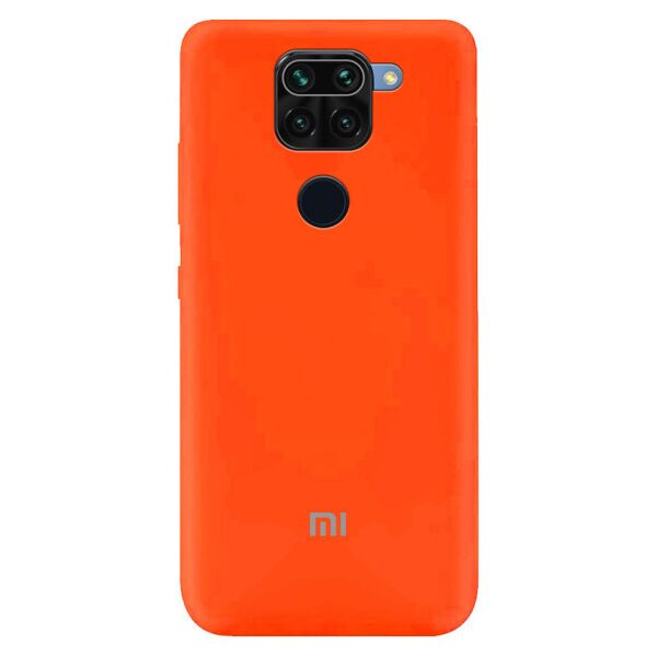 

Чехол Silicone Cover My Color Full Protective (A) для Xiaomi Redmi Note 9 / Redmi 10X (OrangeRed)