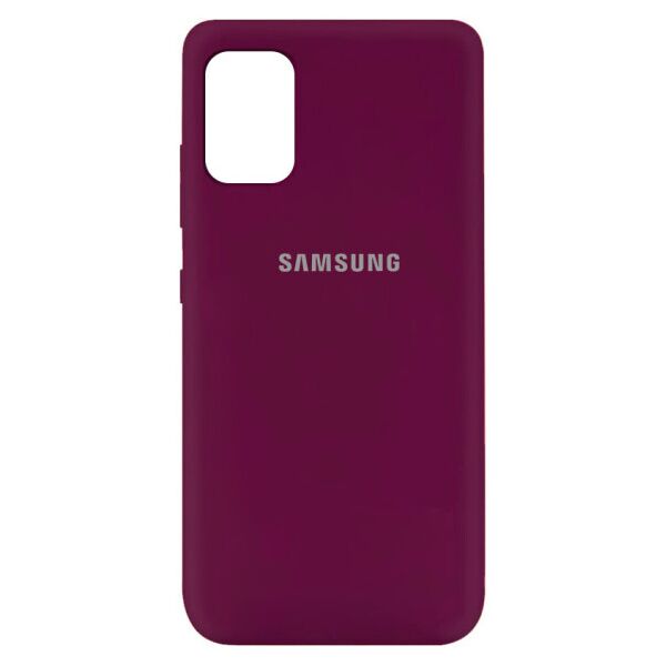 

Чехол Silicone Cover My Color Full Protective (A) для Samsung Galaxy A41 (Бордовый)