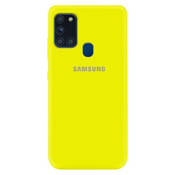 

Чехол Silicone Cover My Color Full Protective (A) для Samsung Galaxy A21s (Желтый)