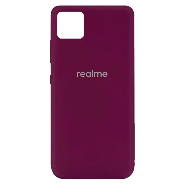 

Чехол Silicone Cover My Color Full Protective (A) для Realme C11 (Maroon)