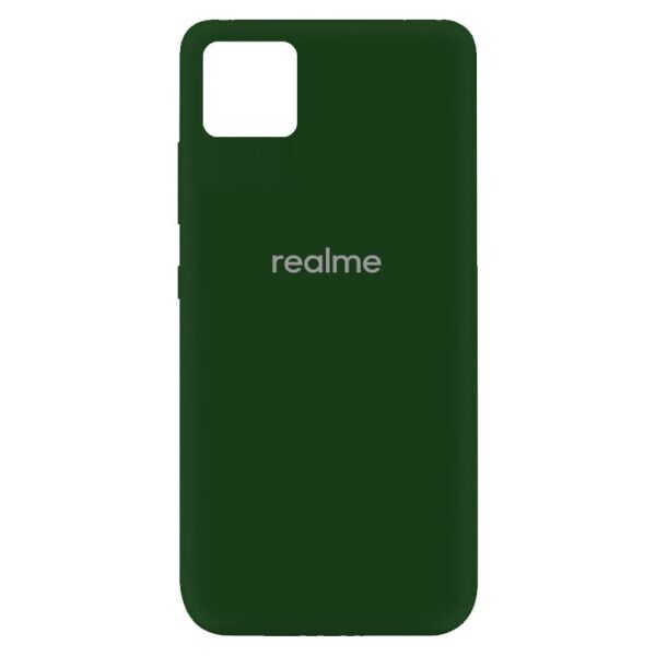 

Чехол Silicone Cover My Color Full Protective (A) для Realme C11 (Темно-зеленый)
