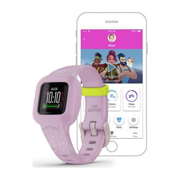 

Смарт-часы Garmin Vivofit Jr 3 Lilac Floral (010-02441-01)