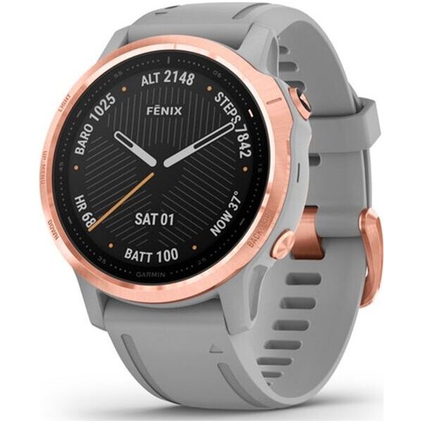 

Смарт-часы Garmin Fenix 6S Sapphire Rose Gold-tone with Powder Gray Band (010-02159-21)