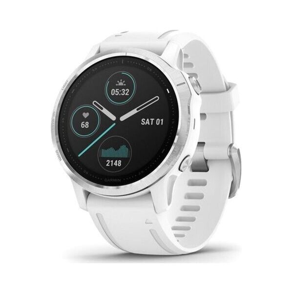 

Смарт-часы Garmin Fenix 6S Silver with White Band (010-02159-00)