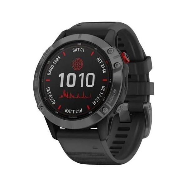 

Смарт-часы Garmin Fenix 6 Pro Solar Edition Slate Gray With Black Band (010-02410-15)