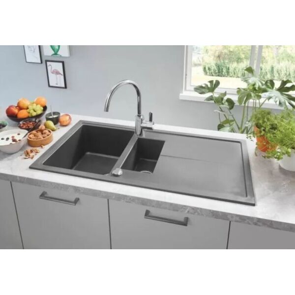 

Прямоугольная кухонная мойка гранитная Grohe EX Sink K400 31642AT0
