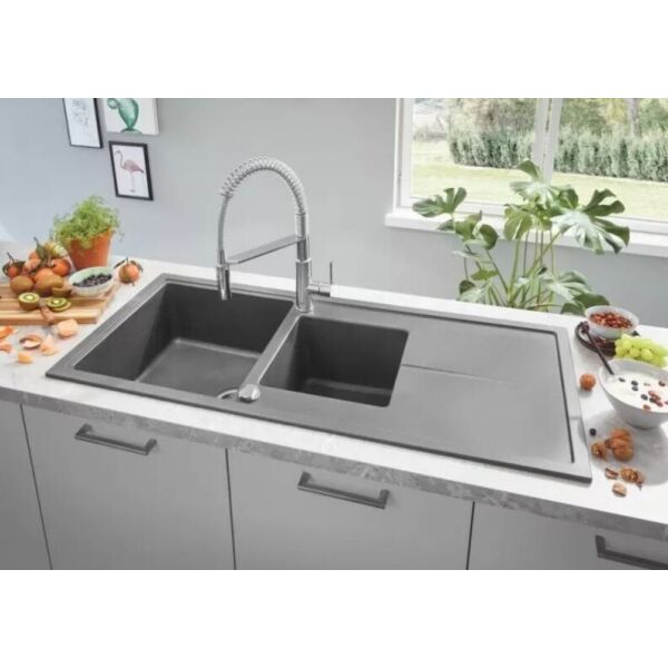 

Прямоугольная кухонная мойка гранитная Grohe EX Sink K400 31643AT0