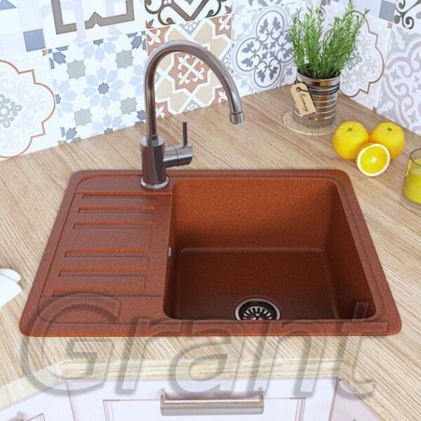 

Гранитная кухонная мойка Grant Small Terrakot