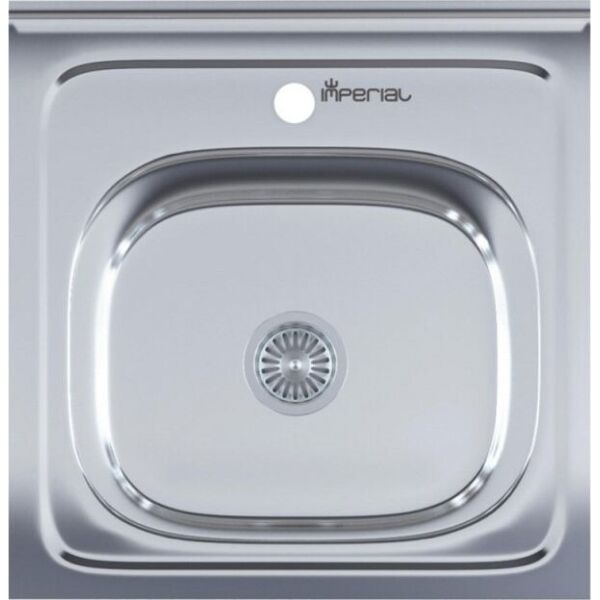

Мойка кухонная стальная, для кухни квадратная от бренда Imperial, серий 5050 Satin (IMP5050SAT), нержавеющая сталь.
