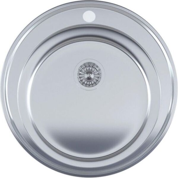 

Круглая врезная кухонная мойка Imperial 510-D Polish (IMP510D06POL) (Ø510 ММ), ГЛЯНЕЦ Нержавеющая сталь