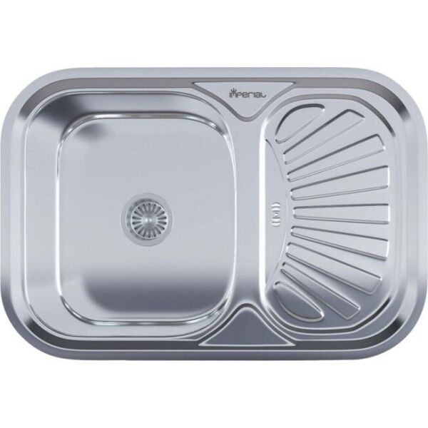 

Прямоугольная врезная кухонная мойка Imperial 7549-D Decor (IMPHQTF02DEC) Нержавеющая сталь (750X490 ММ), ДЕКОР, СТАЛЬ 0,8 ММ