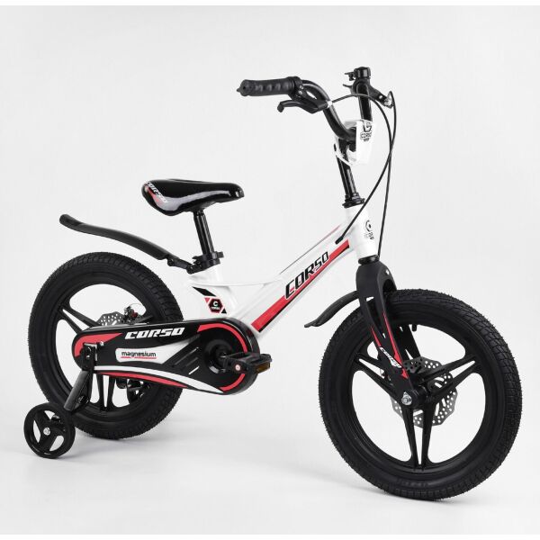 

Велосипед 16" дюймов 2-х колёсный "CORSO" MG-16425 белый 99997