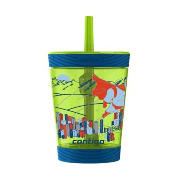 

Стакан детский Contigo Spill Proof Granny Smith Superhero (1000-0770) 420 мл