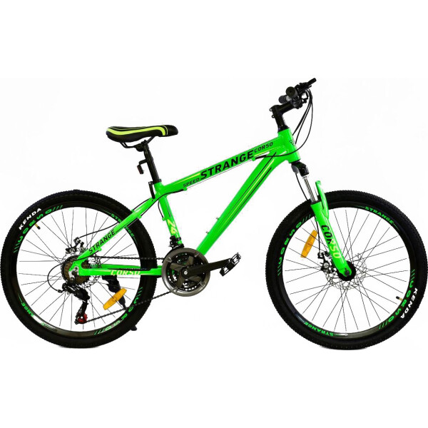 

CORSO STRANGE 24"JYT 004-804 GREEN рама алюминиевая 21 скорость