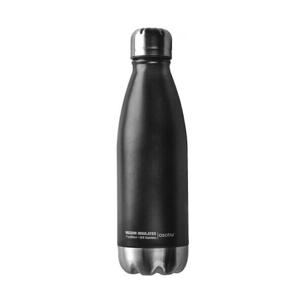 

Термобутылка Asobu Central Park Travel Bottle SBV17 Black/Silver 510 мл