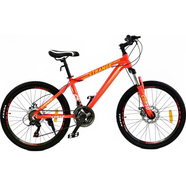 

CORSO STRANGE 24"JYT 004-719 ORANGE рама алюминиевая 21 скорость