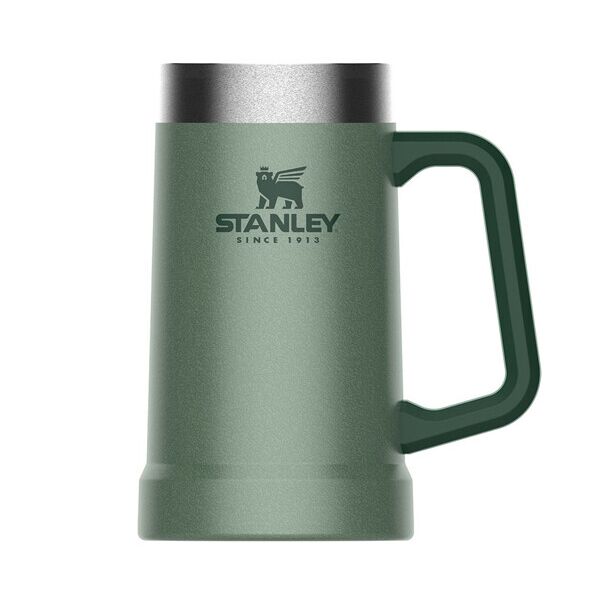 

Термокружка пивная Stanley Adventure Stein Hammertone Green 700 мл (10-02874-033)