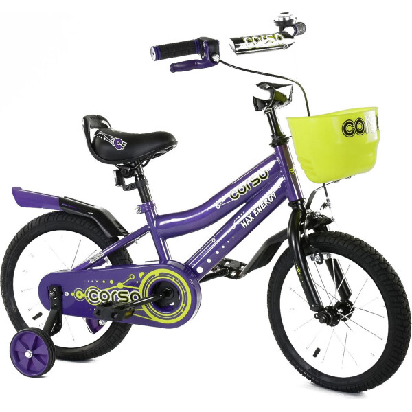 

Велосипед 14" R-14002 "CORSO" фиолетовый 77182