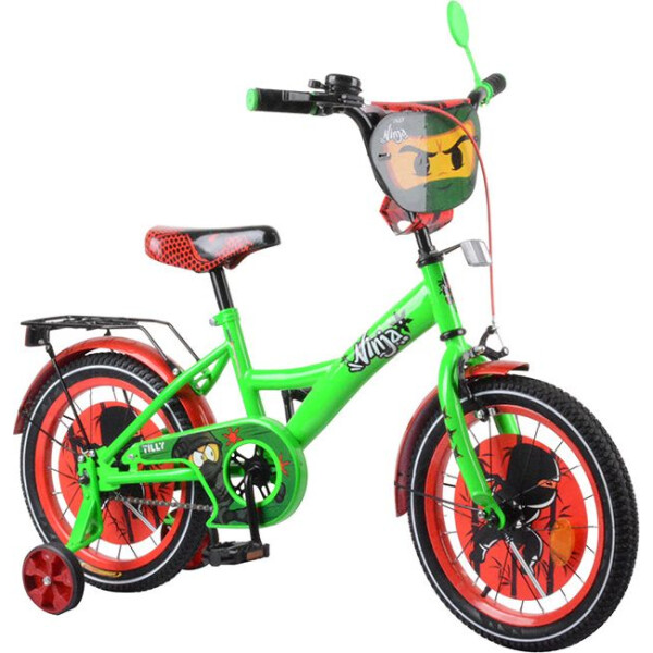 

Велосипед TILLY Ninja 16 T-216216 green + red